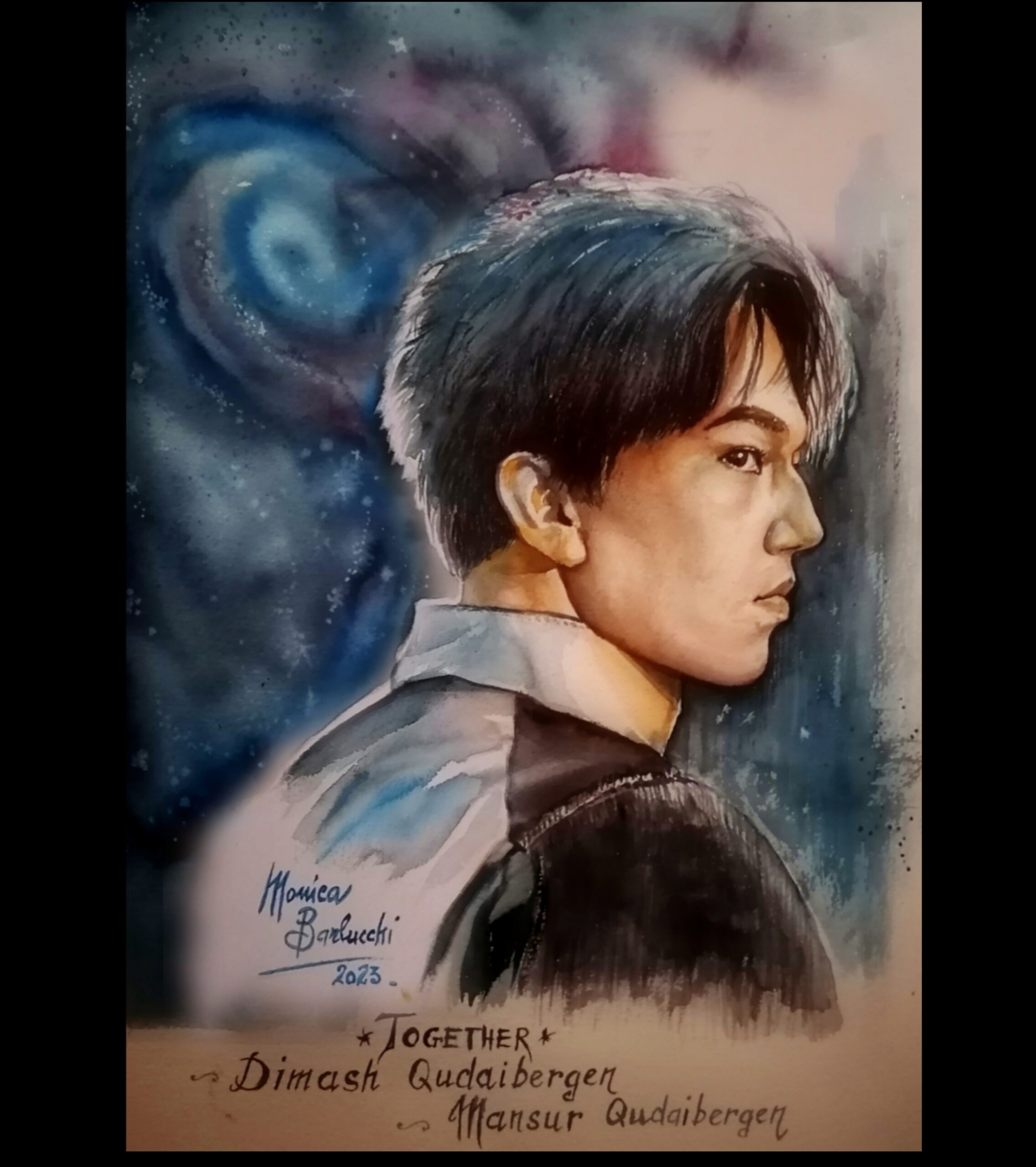 Dimash Qudaibergen Dimash Art Monica Barlucchi
