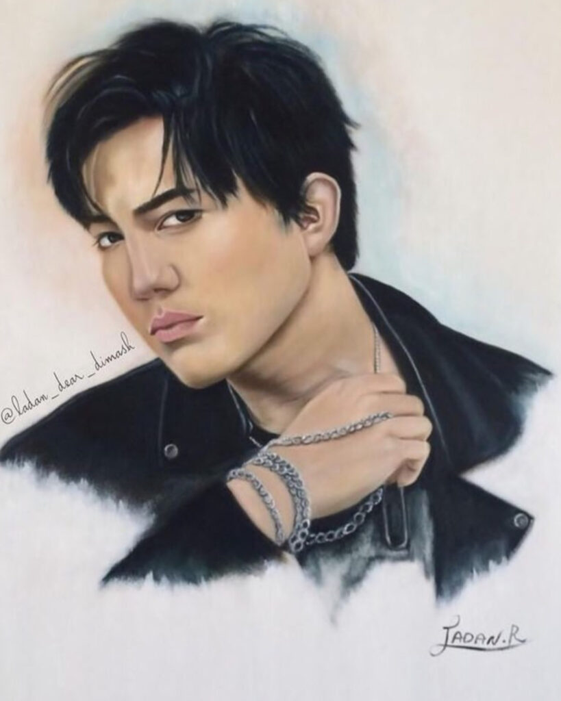 Ladan painting Dimash Qudaibergen Dimash Art