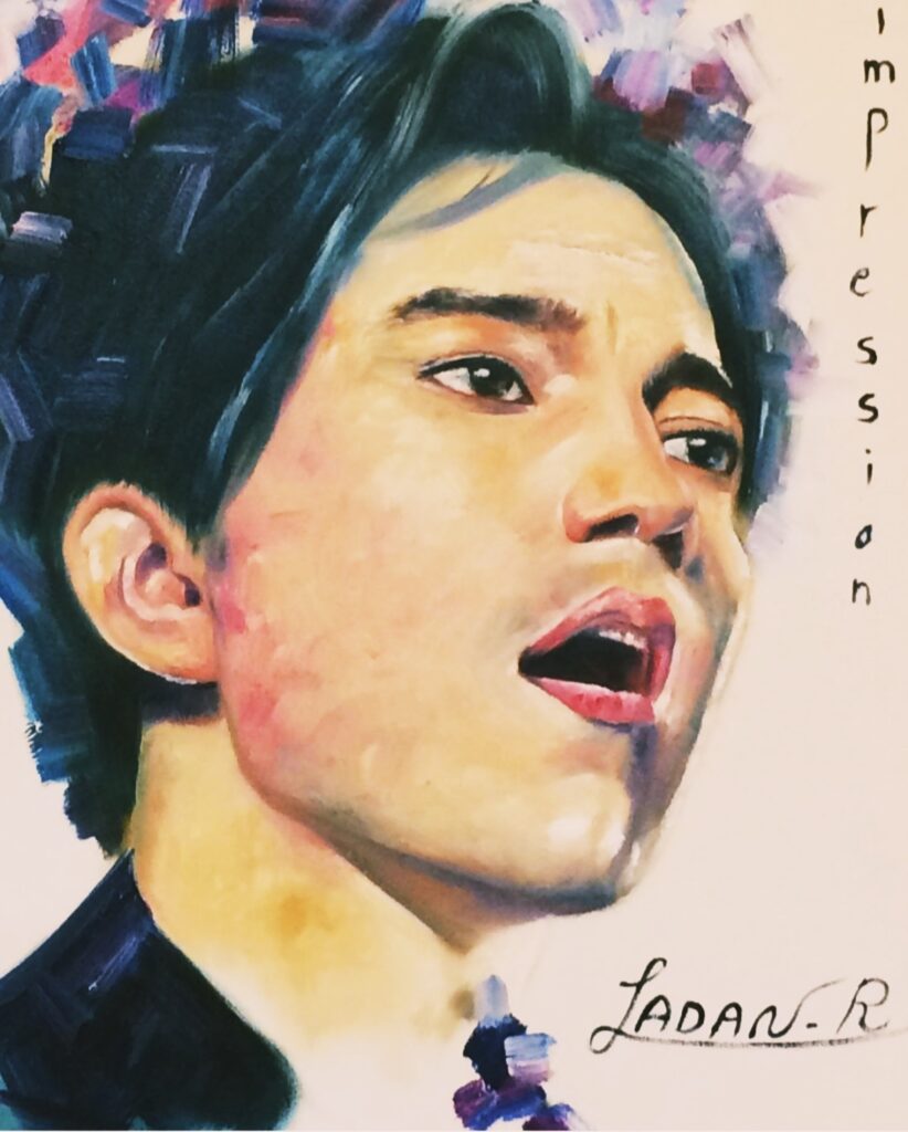 Ladan painting Dimash Qudaibergen Dimash Art